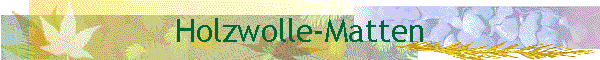 Holzwolle-Matten